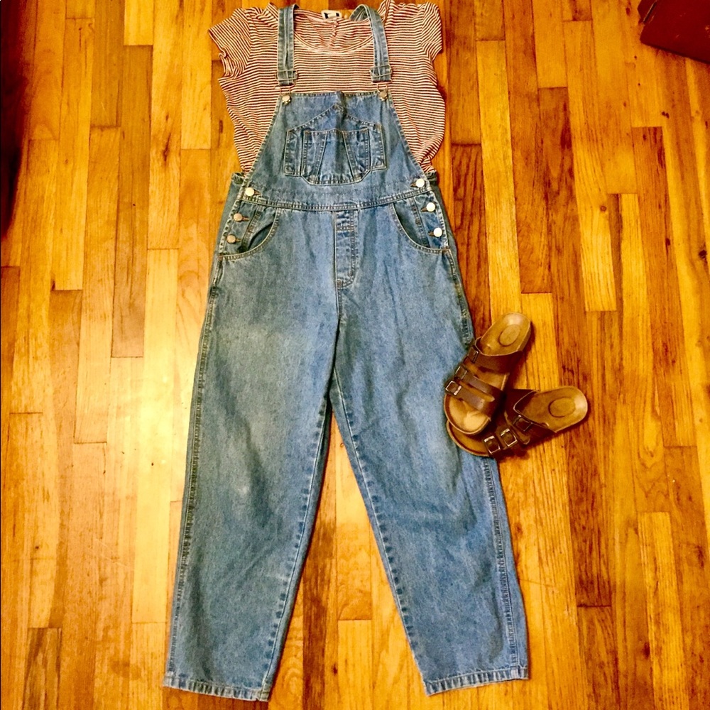 Denim overalls